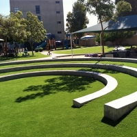 Artificial Grass Bostonia California School Front Yard