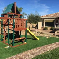 Artificial Turf Bombay Beach California School Back Yard