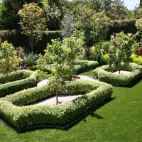 Fake Grass Foothill Ranch California Landscape Back Yard