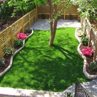 Fake Grass Perris California Lawn Pavers Back Yard