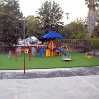 Fake Turf Beaumont California School Front Yard