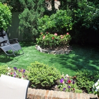 Fake Turf Lake Elsinore California Landscape Back Yard