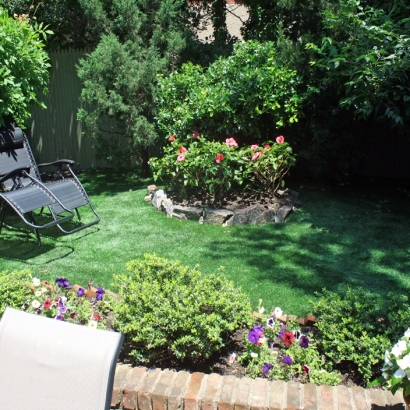 Fake Turf Lake Elsinore California Landscape Back Yard