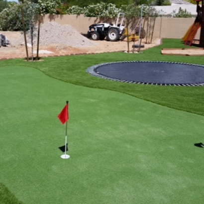 Installing Artificial Grass Camp Pendleton South, California Home Putting Green, Backyards