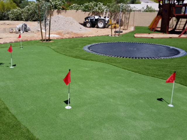 Installing Artificial Grass Camp Pendleton South, California Home Putting Green, Backyards