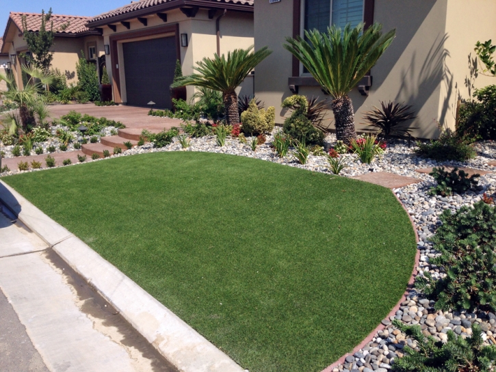 Synthetic Grass Descanso California Landscape Pavers Back