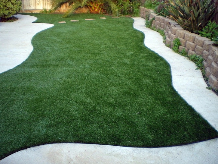 Synthetic Grass Good Hope California Lawn Pavers Back Yard