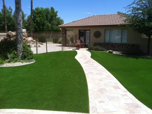 Synthetic Lawn Del Mar, California, Front Yard Landscaping