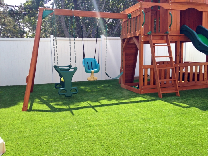 Synthetic Turf Sun City California School Back Yard