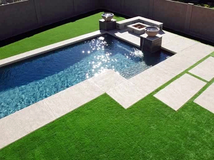Synthetic Turf Woodcrest California Lawn Back Yard
